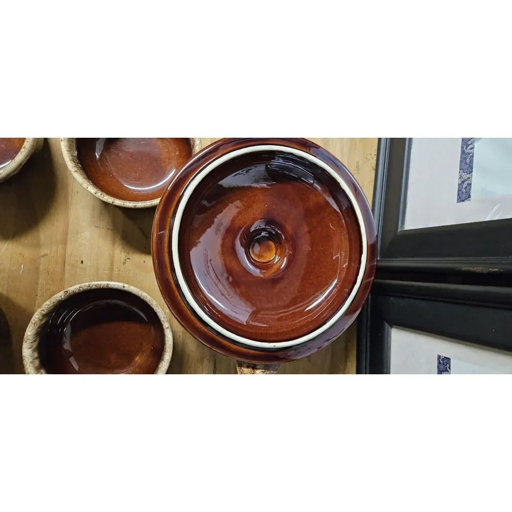 Hull‎ Pottery Oven Proof USA Brown 8.5